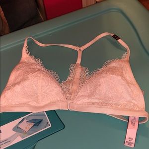 NWT White Victoria’s Secret Front Closure Bralette